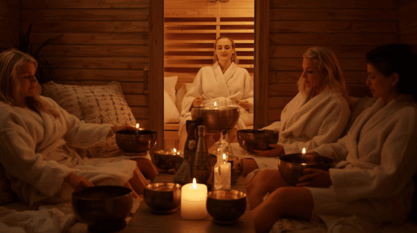 Spartie with Sound Bath and Sauna