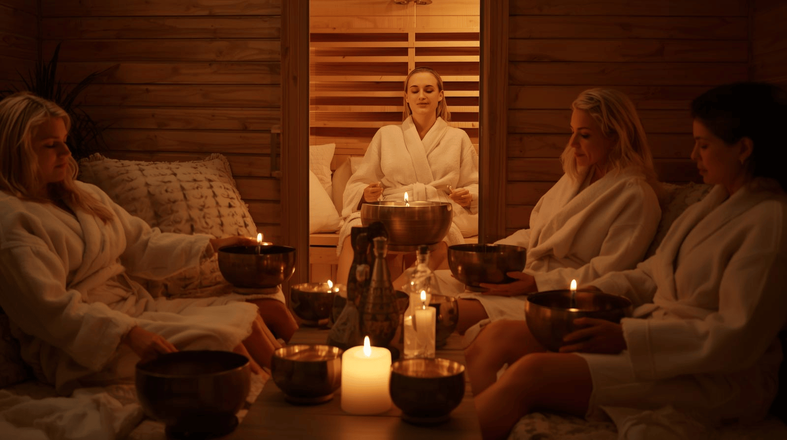 Spartie with Sound Bath and Sauna